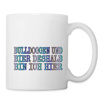 schäferhund geburtstagsgeschenk cool - Tasse - Weiß - Rechts