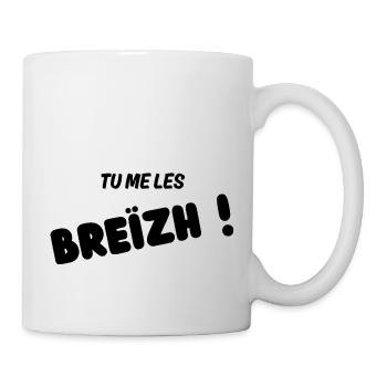 cadeau homme, humour Breton, t-shirt humoristique - Mug blanc - blanc - Droite