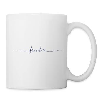 Liberté - Mug blanc - blanc - Droite