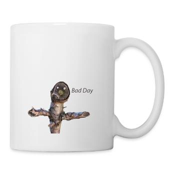 Bad day stickman - Mug - white - Right