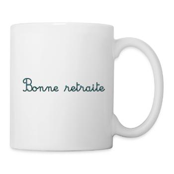 RETRAITE. RETRAITE. RETRAITEE. RETRAITE. BEST - Mug blanc - blanc - Droite