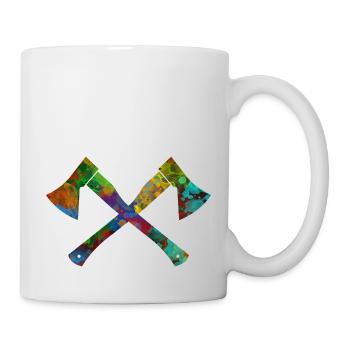 Hache - Mug blanc - blanc - Droite