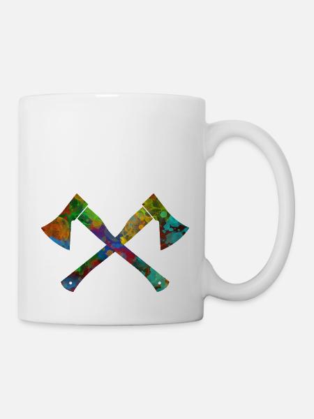 Axt - Tasse - Weiß