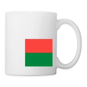 Flag of Madagascar - Mug - white - Right