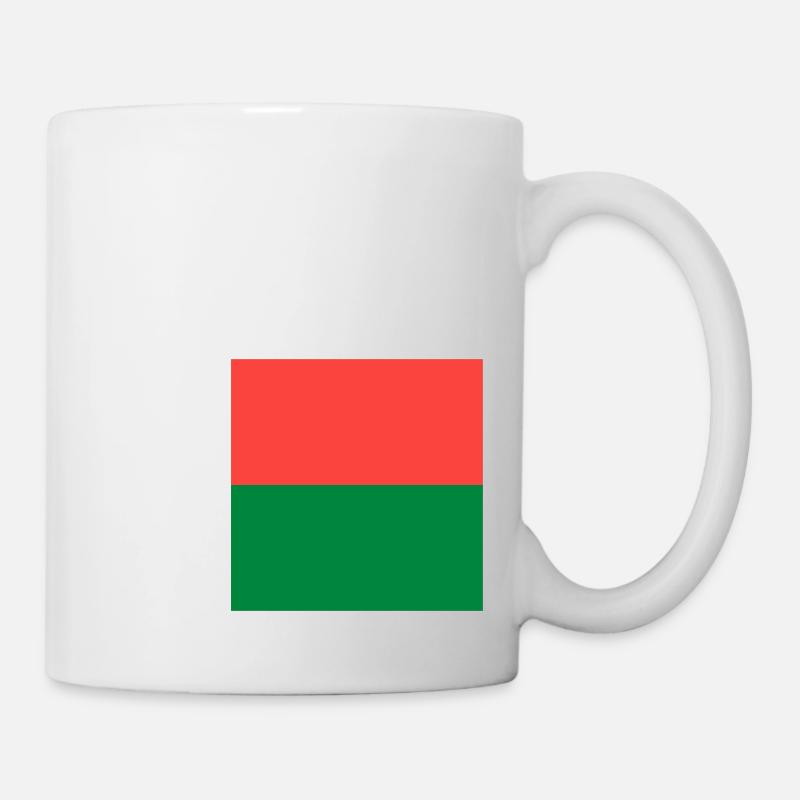 Drapeau Madagascar - Mug blanc - blanc