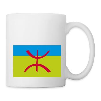 Drapeau Berbère Amazigh Algérie - Mug blanc - blanc - Droite