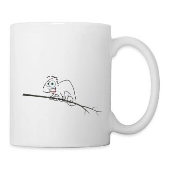 Camouflaged Chameleon - Mug - white - Right