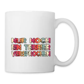 pfote hundehalter zitat pudel geburtstag - Tasse - Weiß - Rechts