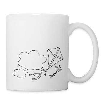 Feel the vastness and lightness of clouds - Mug - white - Right