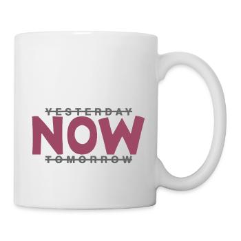 Live now - live in the here and now - Mug - white - Right
