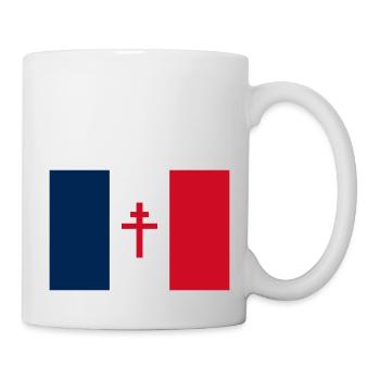 Drapeau de la FFL - Mug blanc - blanc - Droite