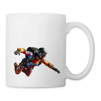 Fallschirmspringen ist ein Extremsport - Tasse - Weiß - Rechts