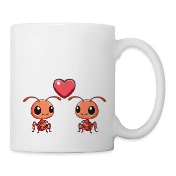 Ant Couple Love Couple In Love - Mug - white - Right