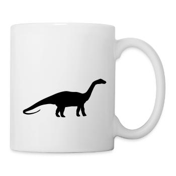 Dinosaure 1 - Mug blanc - blanc - Droite