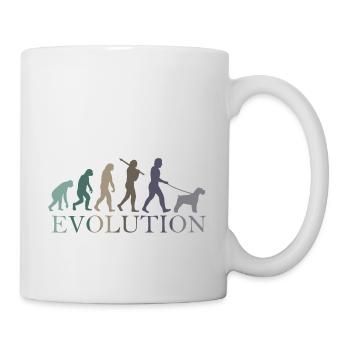 DIE EVOLUTION DES SCHNAUZERS - Tasse - Weiß - Rechts