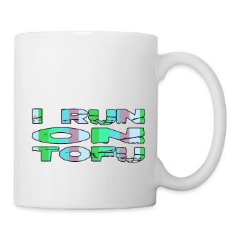 plant based go vegan gift joke funny sayings - Mug - white - Right