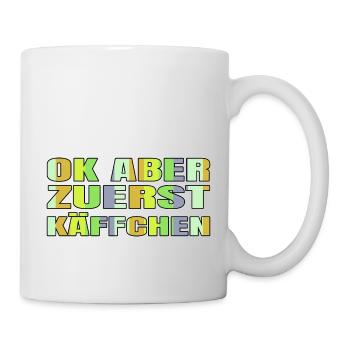 Caffeine Coffee Bean Working Quote Coffee Pot - Mug - white - Right