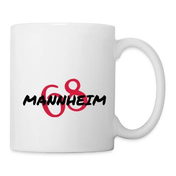 Mannheim Monnem Mannheimat - Tasse - Weiß - Rechts