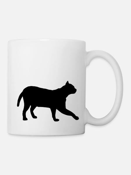 katze - Tasse - Weiß