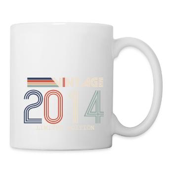 Vintage 2014 Anniversary Gift - Vintage 2014 - Mug - white - Right