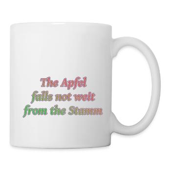 Apple if not far from the trunk - Mug - white - Right
