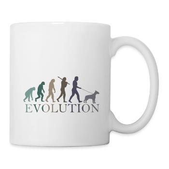 DIE EVOLUTION DES BULLTERRIERS - Tasse - Weiß - Rechts