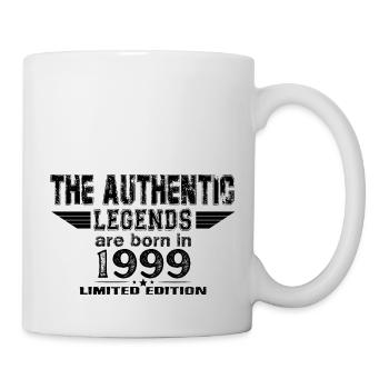 Legends are born in Vintage - Mug - white - Right