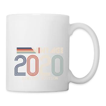Jahrgang 2020 Jubiläumsgeschenk - Jahrgang 2020 - Tasse - Weiß - Rechts