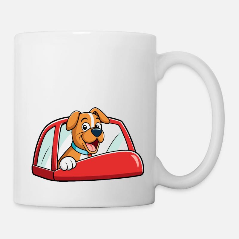 Joyful Boxer Toasting Art - Mug - white