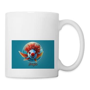 Pun ambiguous german expression - Clownfisch - Tasse - Weiß - Rechts