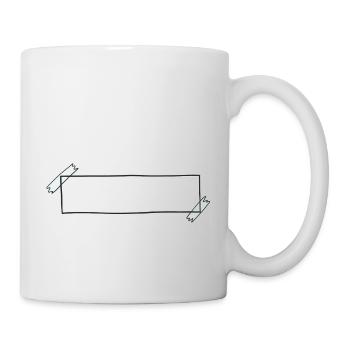 Banner Text Decoration Tape - Mug - white - Right