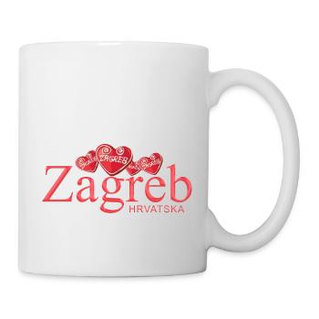 Zagreb Kroatien hrvatska hrv hr travel tourist chef - Tasse - Weiß - Rechts