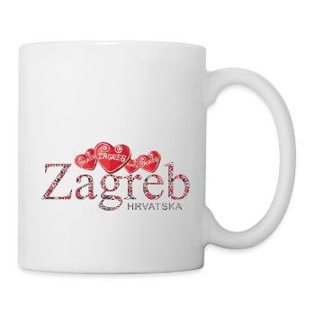 Zagreb Kroatien hrvatska hrv hr travel tourist chef - Tasse - Weiß - Rechts