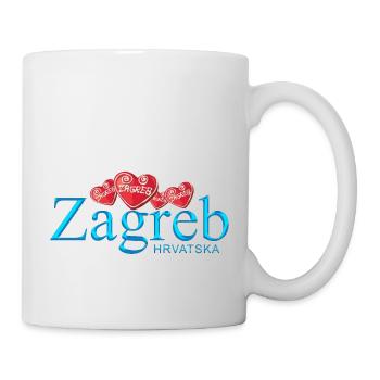 Zagreb Kroatien hrvatska hrv hr travel tourist chef - Tasse - Weiß - Rechts