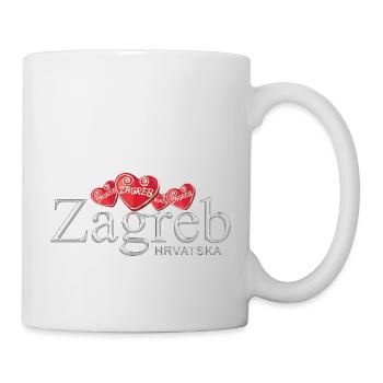 Zagreb Kroatien hrvatska hrv hr travel tourist chef - Tasse - Weiß - Rechts