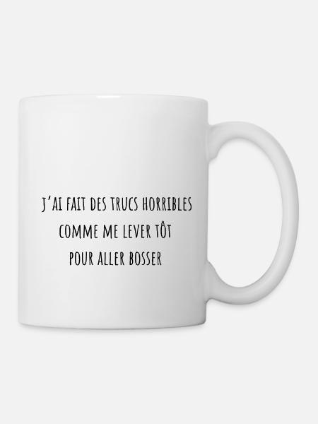 Ich habe schreckliche Sachen für Geld getan - Tasse - Weiß