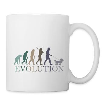 EVOLUTION PUDEL - Tasse - Weiß - Rechts