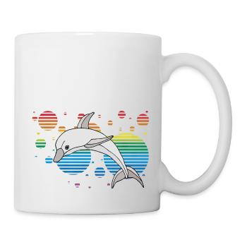Delfin - Tasse - Weiß - Rechts