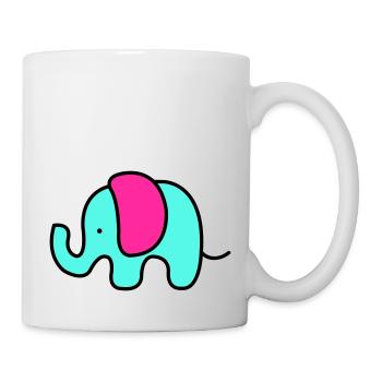 baby elefant - Tasse - Weiß - Rechts