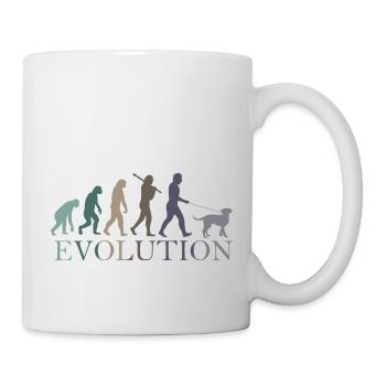 EVOLUTION DES HUNDES - Tasse - Weiß - Rechts