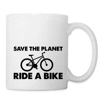 ride a bike - Mug - white - Right