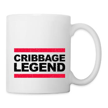 Cribbage Legend – cadeau humoristique - Mug blanc - blanc - Droite