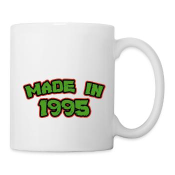 Hergestellt im Jahr 1995 - Tasse - Weiß - Rechts