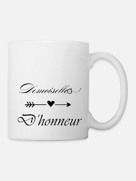 Brautjungfer - Tasse - Weiß