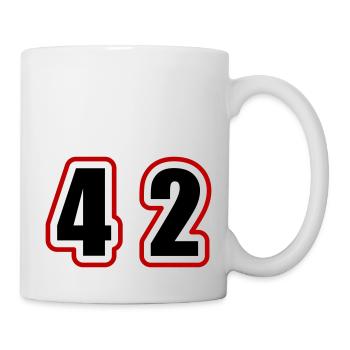 42 Number College - Mug - white - Right