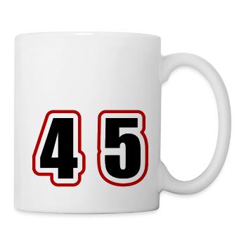 45 Number College - Mug - white - Right