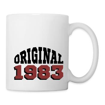 Original 1983 - Tasse - Weiß - Rechts
