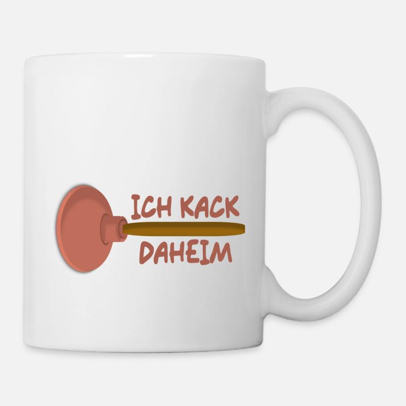 Kolben - Tasse - Weiß