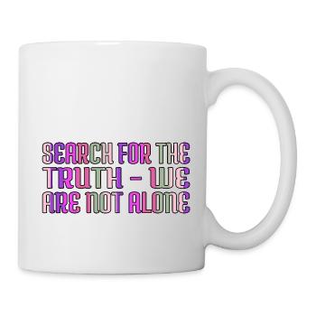 alien spaceship birthday present idea happy - Mug - white - Right
