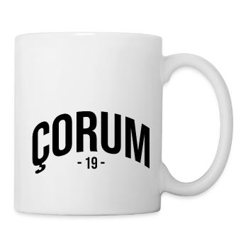 Corum 19 Türkei Turkiye TR Geschenk Urlaub Türk - Tasse - Weiß - Rechts